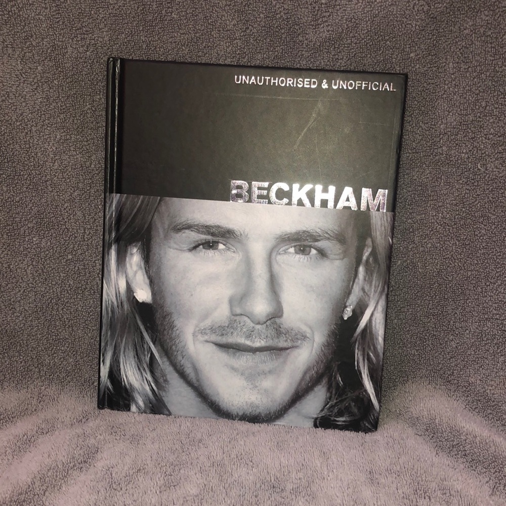 David Beckham coffee table book W/ poster